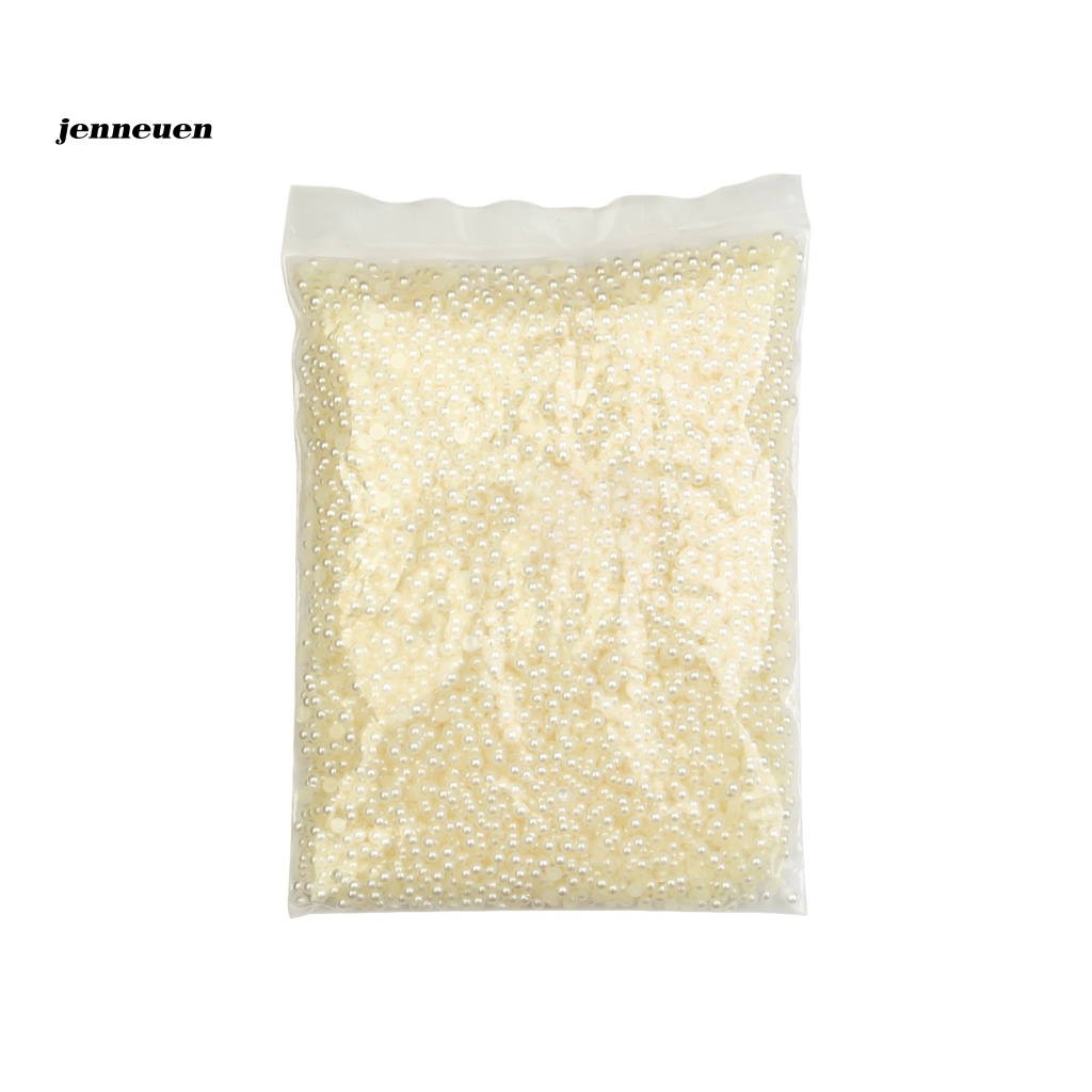 1 Túi Hạt Ngọc Trai Giả Tròn Trang Trí Móng Tay