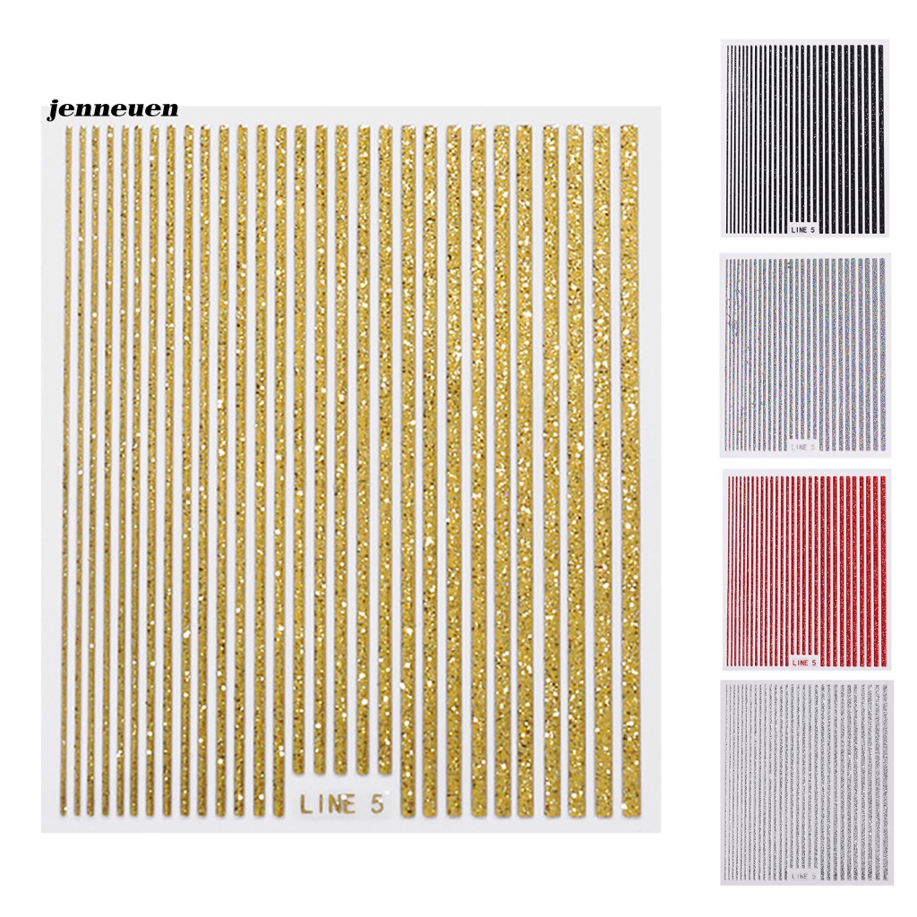 Miếng Dán Trang Trí Móng Nghệ Thuật Họa Tiết Lấp Lánh Có Thể Tháo Rời