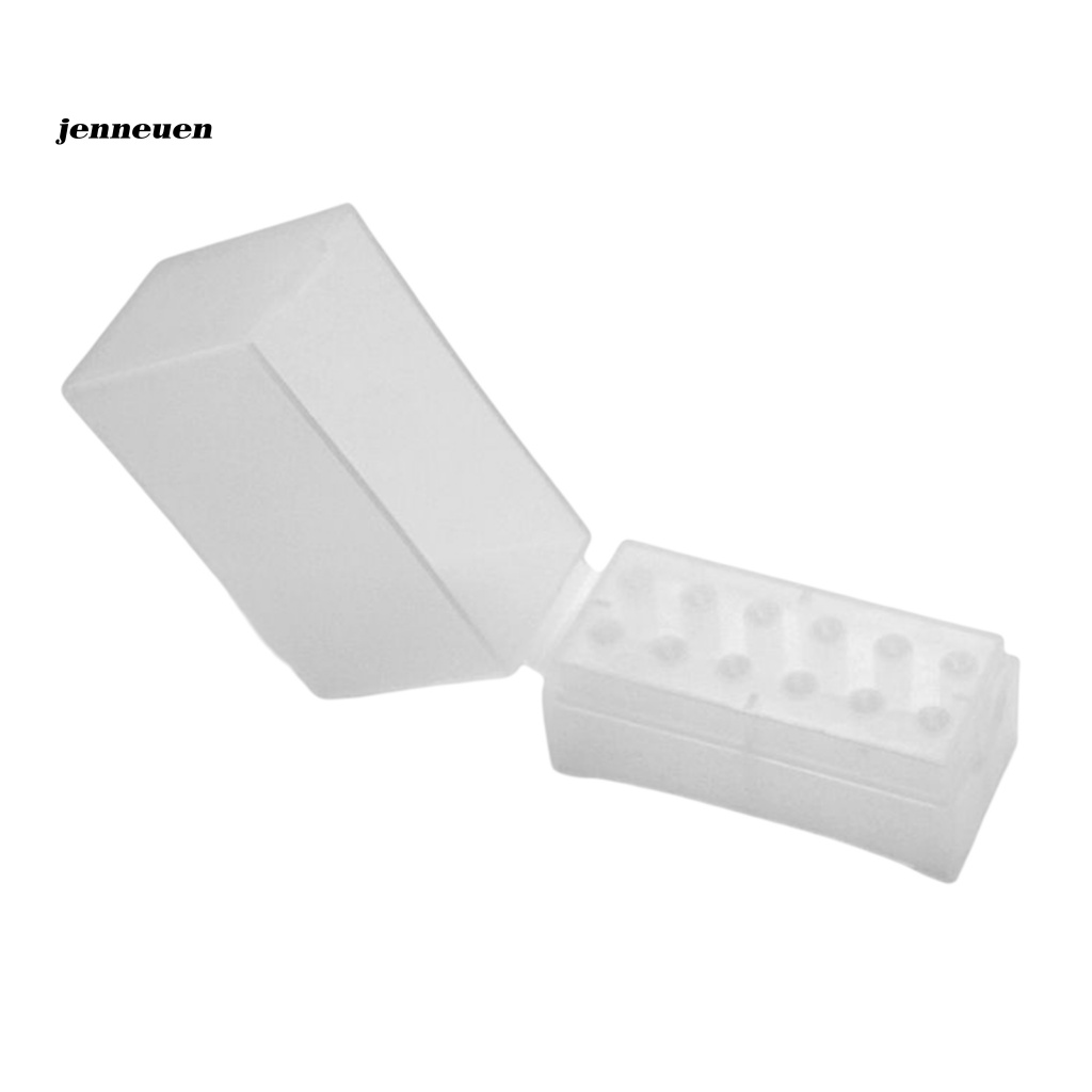 Hộp Đựng Đầu Mài Móng Tay Bằng Nhựa Chống Bụi