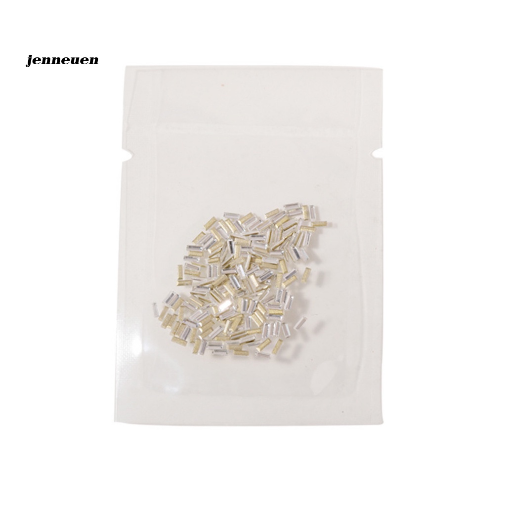 Set 200 Phụ Kiện Trang Trí Móng Tay Nghệ Thuật Sáng Bóng Chống Mài Mòn