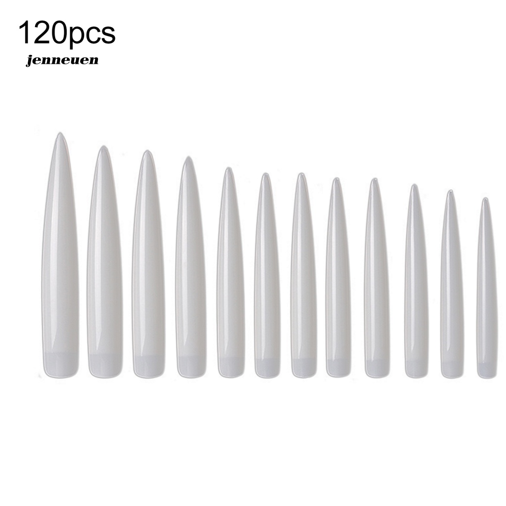 Bộ 120 Móng Tay Giả Bằng Nhựa ABS Thời Trang Cho Nữ