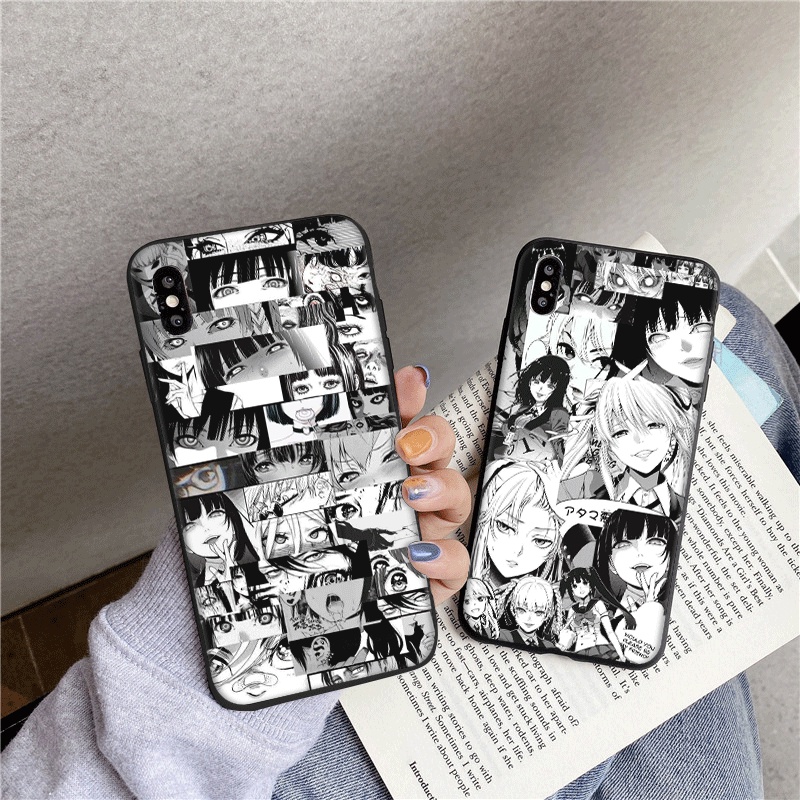 Ốp Điện Thoại Bằng Nhựa Mềm Viền Đen Hình anime Cho Redmi Note 6 6 7 8 9 Pro 7 8 9 8T 9S