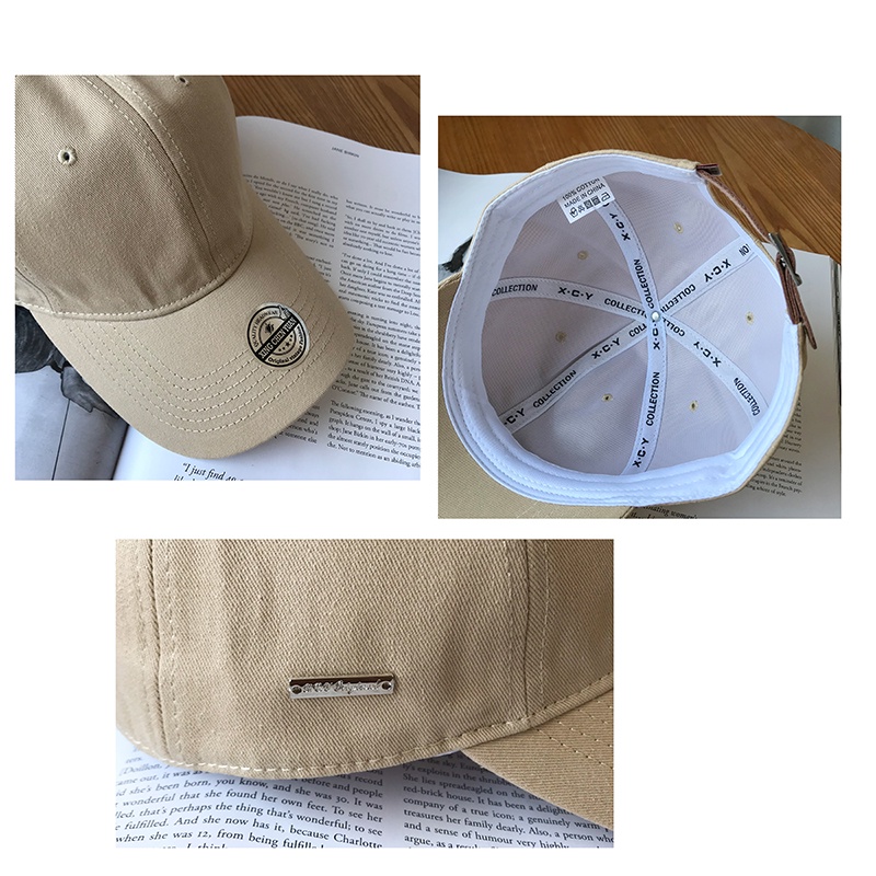 Mũ Lưỡi Trai Màu Trơn Mềm Mại Phong Cách Hàn Quốc Thời Trang Xuân Hè Cho Nam Và Nữ