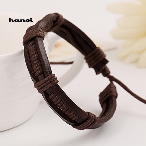 Vòng Đeo Tay Da Giả Thời Trang Cá Tính Cho Nam / Nữ