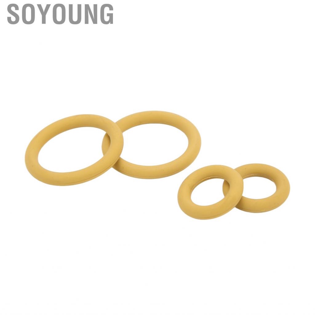 Soyoung Turbo Pedestal O Ring Gaskets  Rubber High Precision 4pcs F4TZ‑6N653‑A for Car