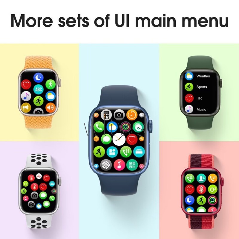 Đồng Hồ Thông Minh W29 Max iwo Series 9 Siri NFC 45MM Chống Thấm Nước Có Định Vị GPS Cho Nam Và Nữ Sip68