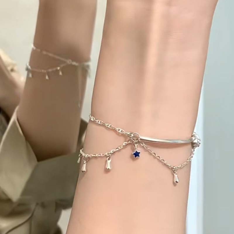 Vòng Tay Hợp Kim Đính Ngôi Sao Thời Trang Cho Nữ