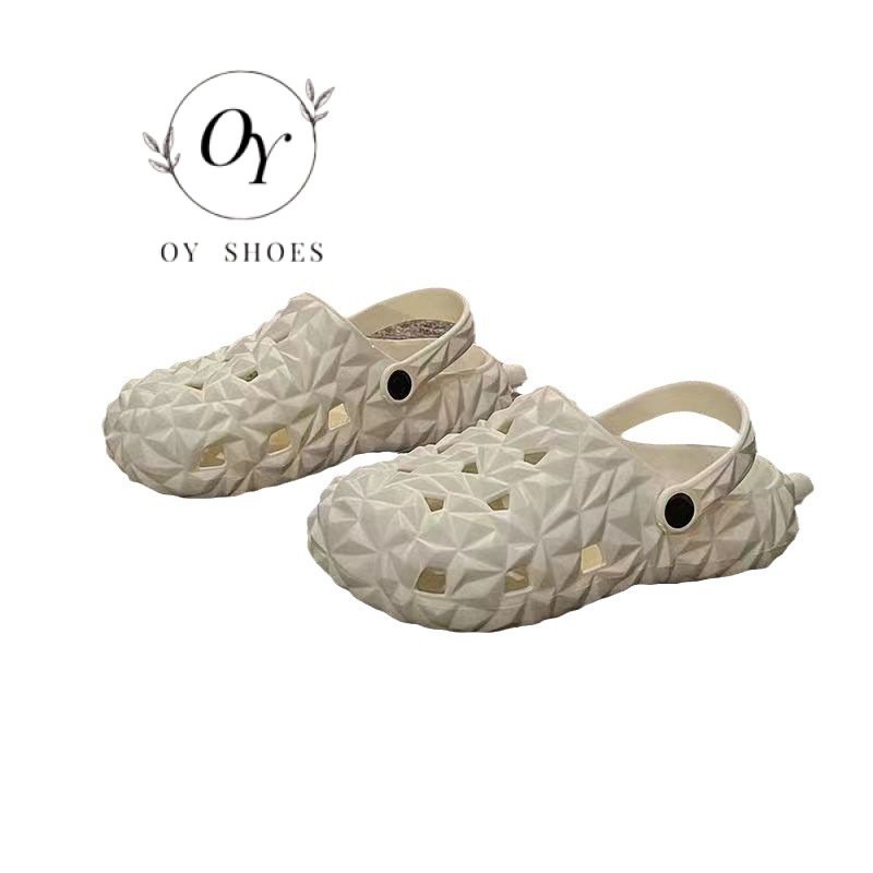 Dép Xỏ Ngón Đi Biển Đế Dày Đục Lỗ Hình Trái Sầu Riêng Hoạt Hình Vui Nhộn Thời Trang Mùa Hè Cho Cặp Đôi