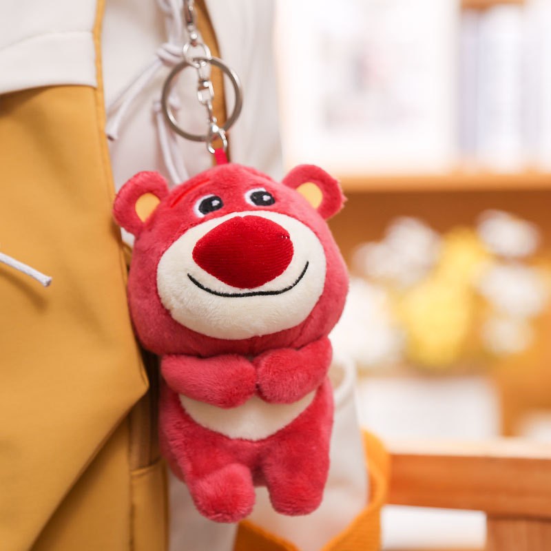 Móc Khóa Gấu Nhồi Bông Dễ Thương Phong Cách Hàn Quốc