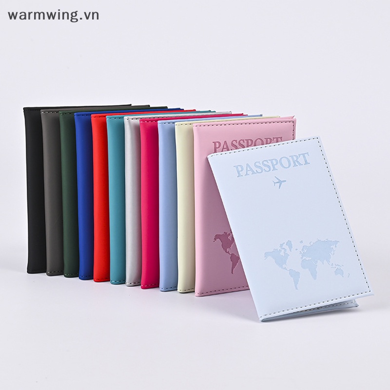 1 Ví Da PU Đựng Hộ Chiếu Dạng Mỏng Tiện Dụng
