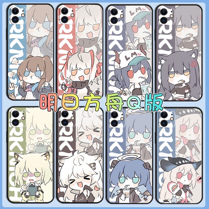 Ốp Điện Thoại Họa Tiết Hoạt Hình Arknights Amiya Texas Cho iPhone 4 / 5 / 6 / 7 / 8 / Se 2020 / X / Xr / 11 / 12 / 13 / 14 / 15