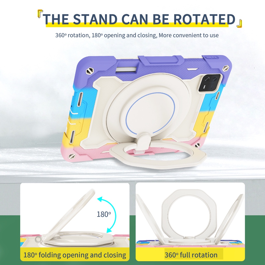 Bao Da Máy Tính Bảng Bảo Vệ 360 Độ Cho Xiaomi Pad 6 6 Pro 11 inch 2023 Pad 5 5 Pro 11 inch 2021° Ốp Bảo Vệ Máy Tính Bảng Chống Sốc Có Tay Cầm Cho Bé