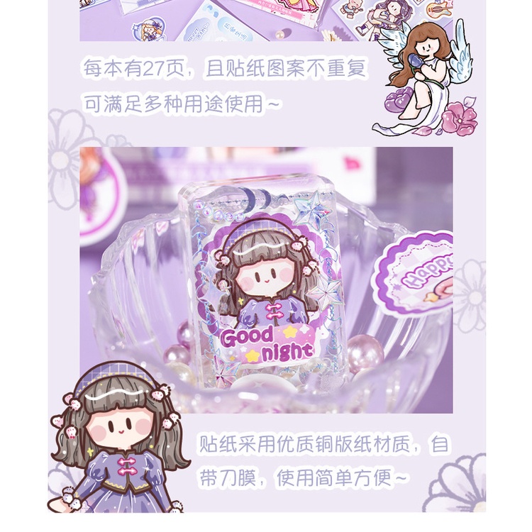 Hình Dán Nhân Vật Hàn Quốc DIY Trang Trí Đế Điện Thoại