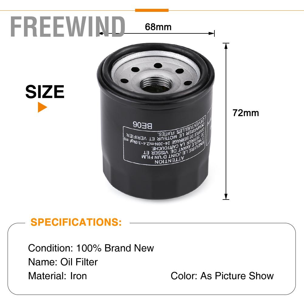 FreeWind Lọc Dầu Xe Máy Cho Honda CBR600 F2 F3 F4 F4i CBR600RR CBR1000RR