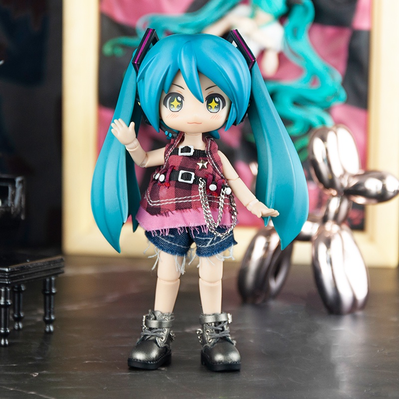 Bộ Đồ Thời Trang Cá Tính Cho Búp Bê ob11 GSC YMY obitsu11 1 / 12 BJD BODY9 DDF