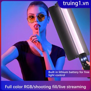 Rgb Cầm Tay Lấp Đầy Ánh Sáng Video Stick Cây Đũa Phép Đảng Đèn LED Nhiều Màu Sắc Tốc Chụp Ảnh Chiếu Sáng Với Chân Đế Tripod Truing1