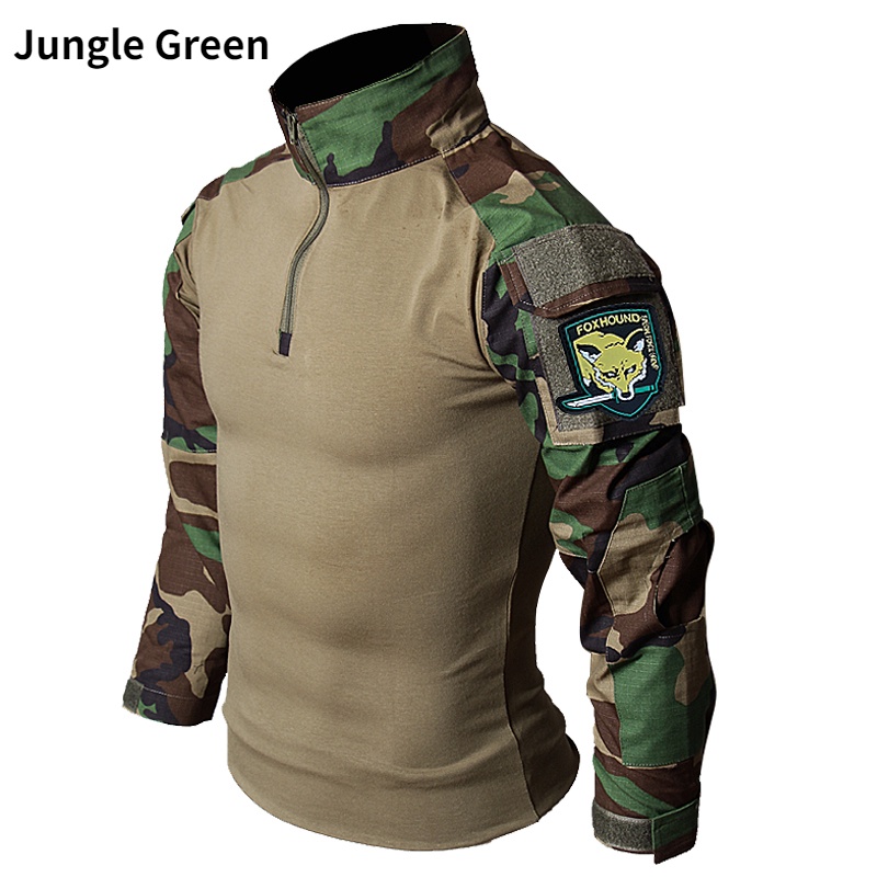 Áo Thun Nam Dài Tay Họa Tiết Rằn Ri