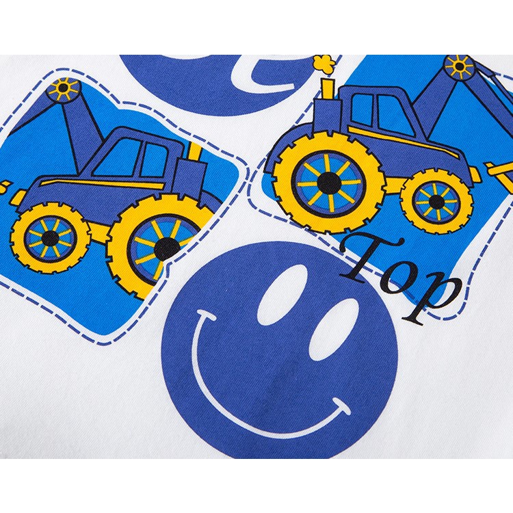 Áo Thun Tay Ngắn Chất Liệu 100% Cotton In Hoạ Tiết 3D Thời Trang 2023 Cho Bé