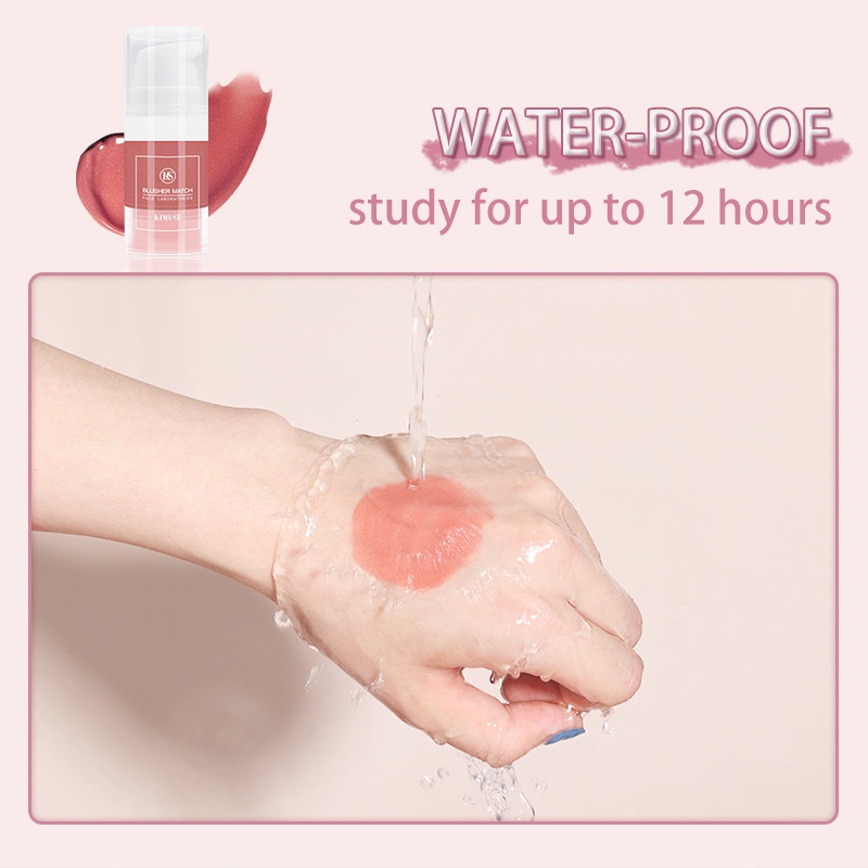 Kem Má Hồng KIMUSE Dạng Kem Chống Thấm Nước và Mồ Hôi AIMEE 6ml, Kem Má Hồng Lâu Trôi Nội Địa Trung Makeup Douyin