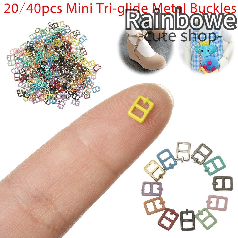 Set 20 / 40 nút khóa ba mặt 13 màu 2.5mm bền bỉ dùng làm đồ thủ công cao cấp