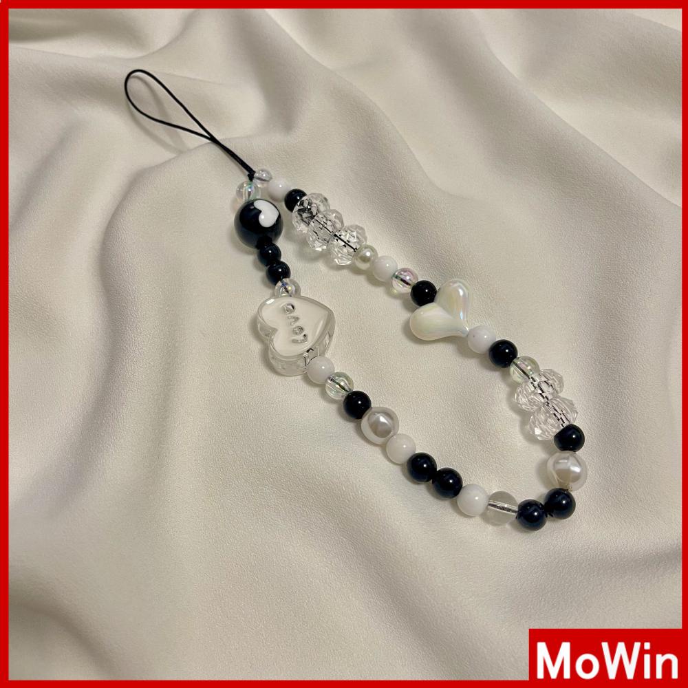 Ốp Lưng Điện Thoại Dây Vòng Tay Hạt Màu Đẹp Nhiều Kiểu Dáng Mặt Cười Hạt Tình Yêu Tương Thích Với iPhone Màu Sắc