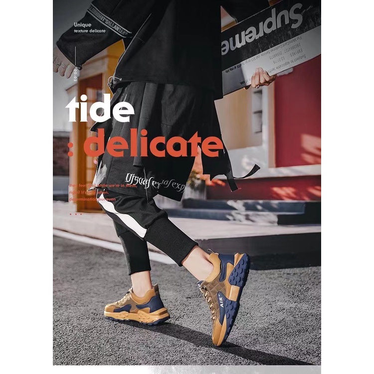 Giày Chạy Bộ Thể Thao Thoáng Khí Thoải Mái Phong Cách Thời Trang Hàn Quốc 2023 Mới Cho Nam