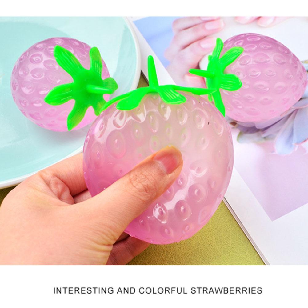 Đồ chơi squishy Giảm Stress Hình Quả Dâu Tây Dễ Thương Cho Bé