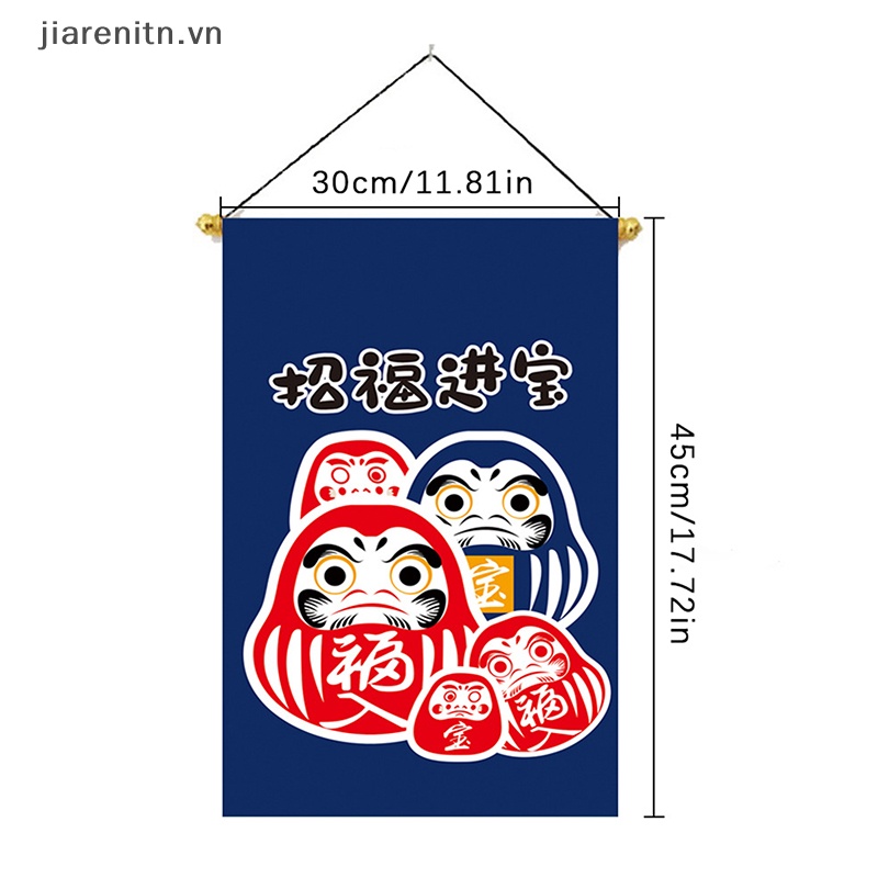 Rèm Treo Cửa Hàng Sushi / Quán Cà Phê / Pub Hình Mèo May Mắn Phong Cách Nhật Bản