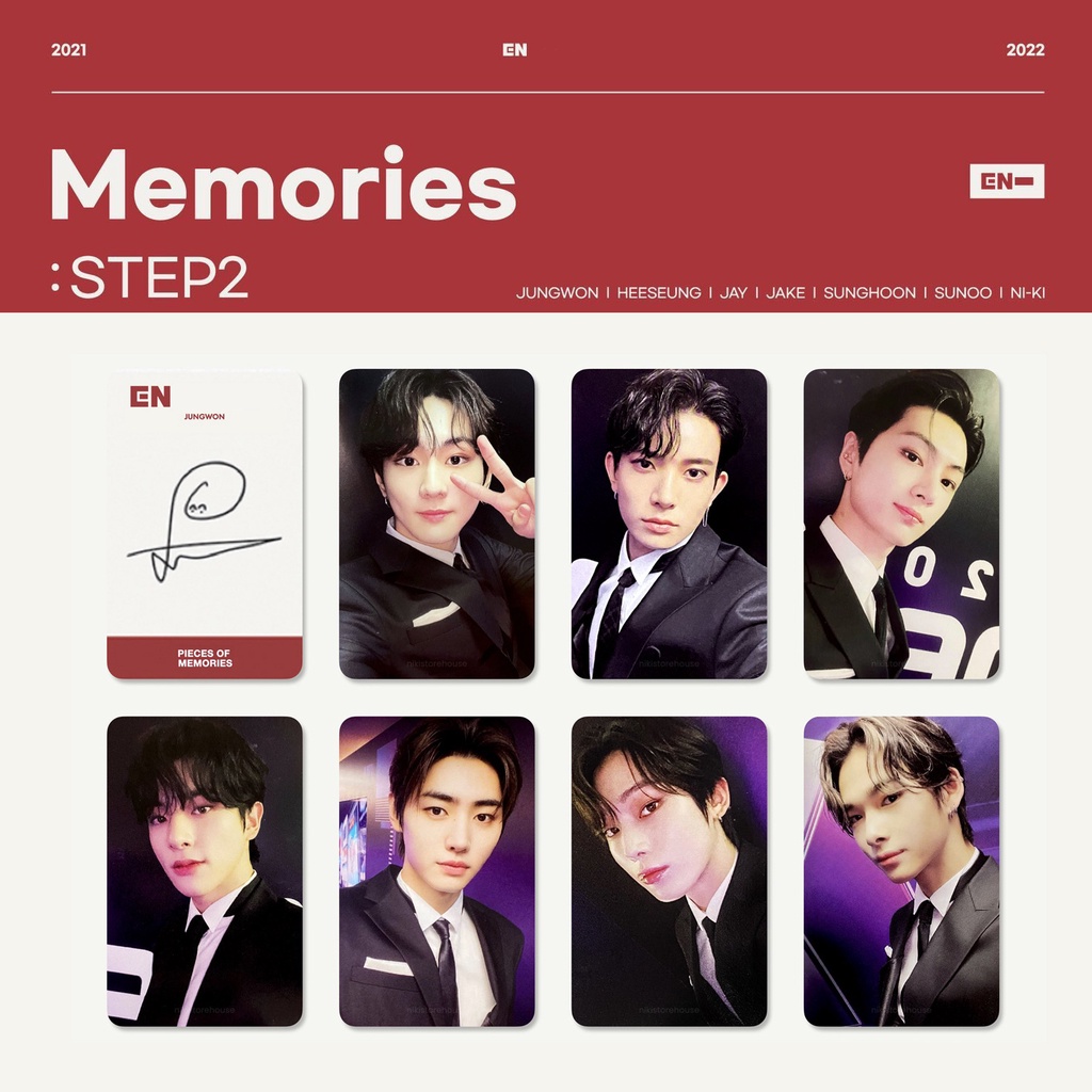 Bộ Sưu Tập Thẻ Hình Nhóm Nhạc Kpop Enhypen EN 2021-2022
