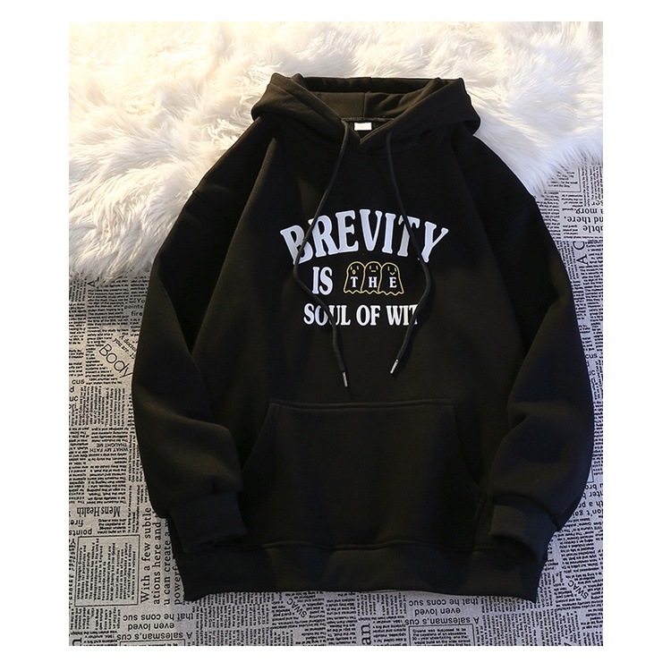 Áo Hoodie Mùa Đông Dáng Rộng Kiểu Dáng Đơn Giản Phong Cách Retro Mỹ Mới Dành Cho Nam Nữ