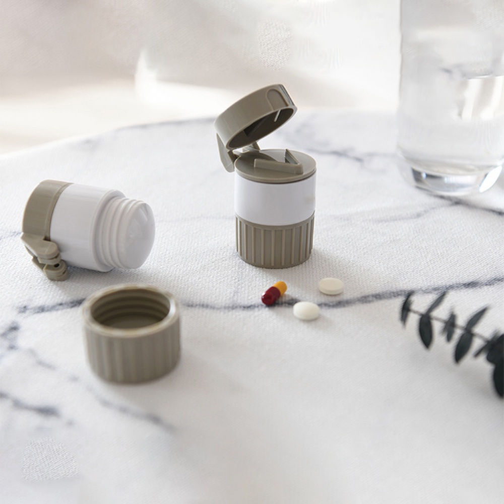 Đa Năng Thiết Thực Viên Thuốc Máy Nghiền Máy Xay Bộ Chia Máy Tính Bảng Chia Cắt 4 Lớp Bảo Quản AubessDS