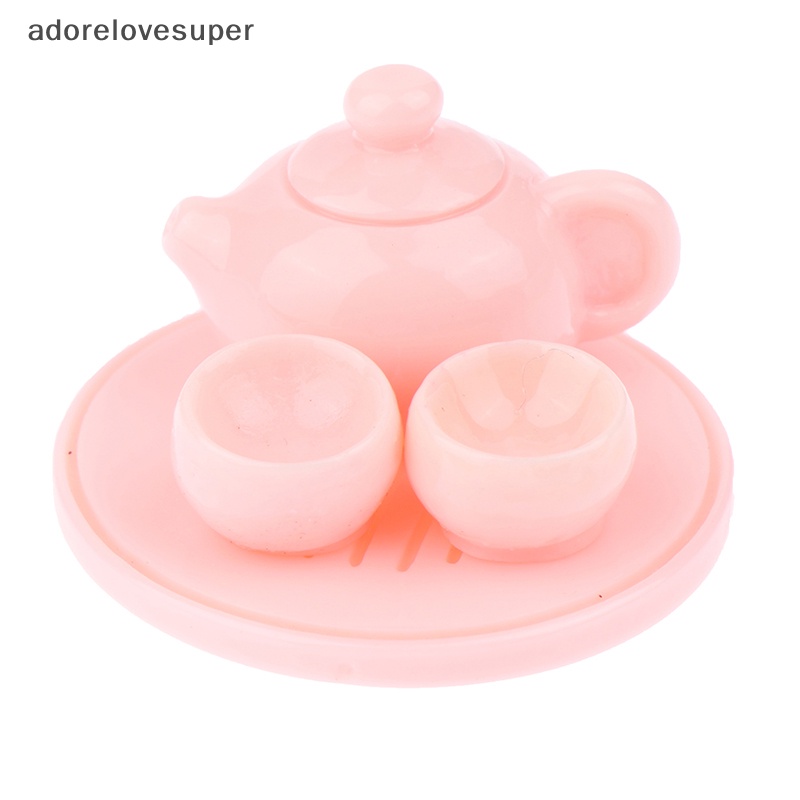 Mô Hình Ấm Trà Mini Bằng Nhựa Resin Phát Quang Dễ Thương DIY 1Vn