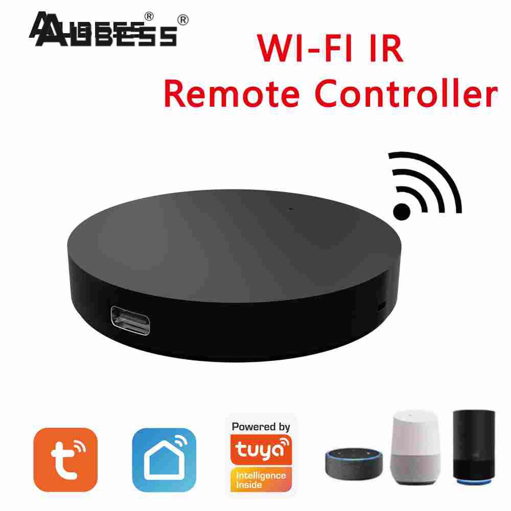 Aubess Aubess 2023 Nâng cấp Ir Điều khiển từ xa Điều khiển bằng giọng nói Tuya Universal Mini Smart Home Hồng ngoại Wifi Ir Alexa Google Home Tmall Genie