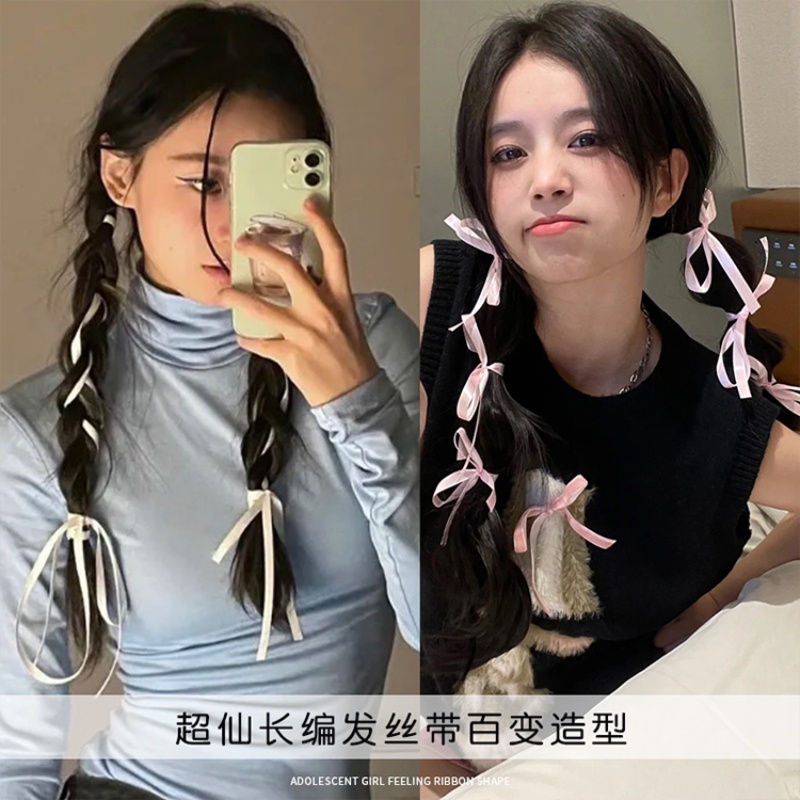 Dây Buộc Tóc Thắt Nơ Đôi Ngọt Ngào Mẫu Mới 2023