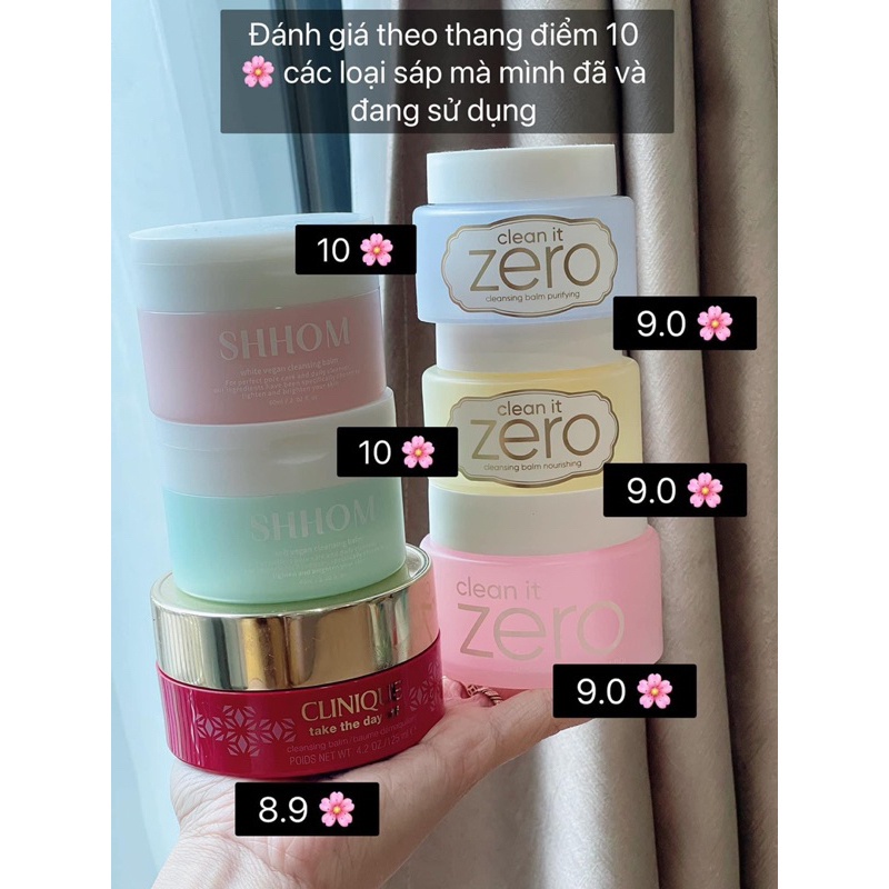 Sáp tẩy trang thuần chay#SHHOM Vegan Cleansing Balm 60ml | camky18