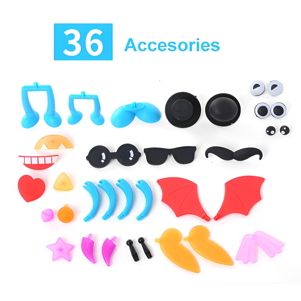 100-1200PCS BUNCHEMS MAGIC BALL 400+ PIECES ACCESSORIES 3D CREATION KIT KIDS GIFT