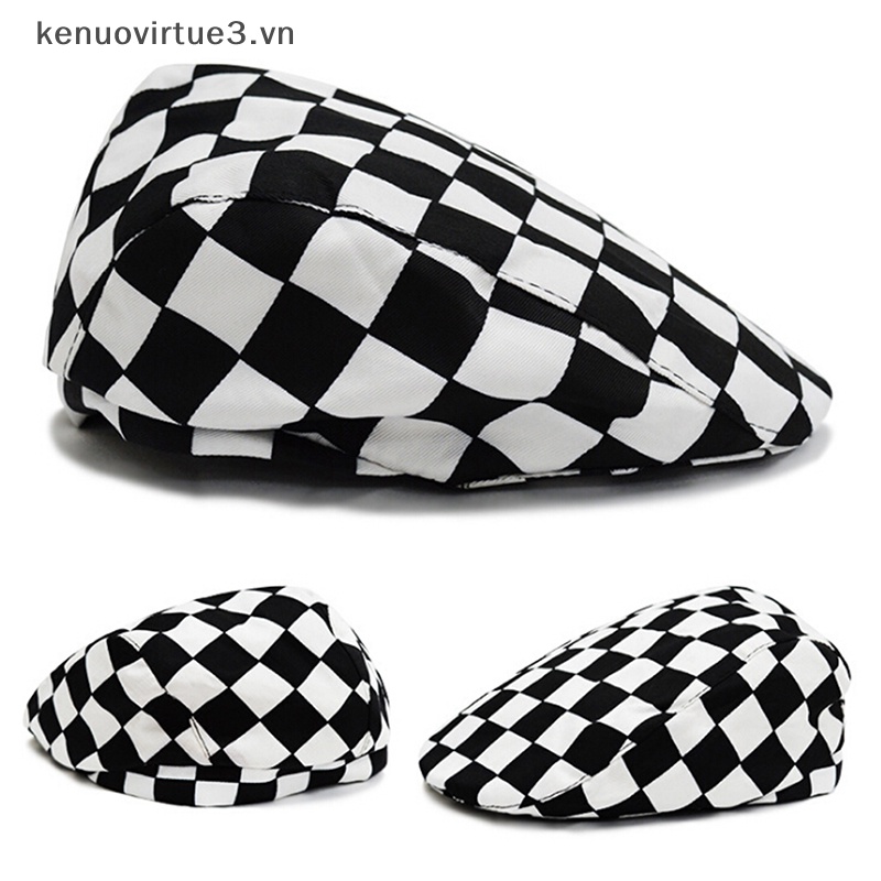 Mũ Beret Cotton Màu Trơn Thời Trang Cho Nam Giới