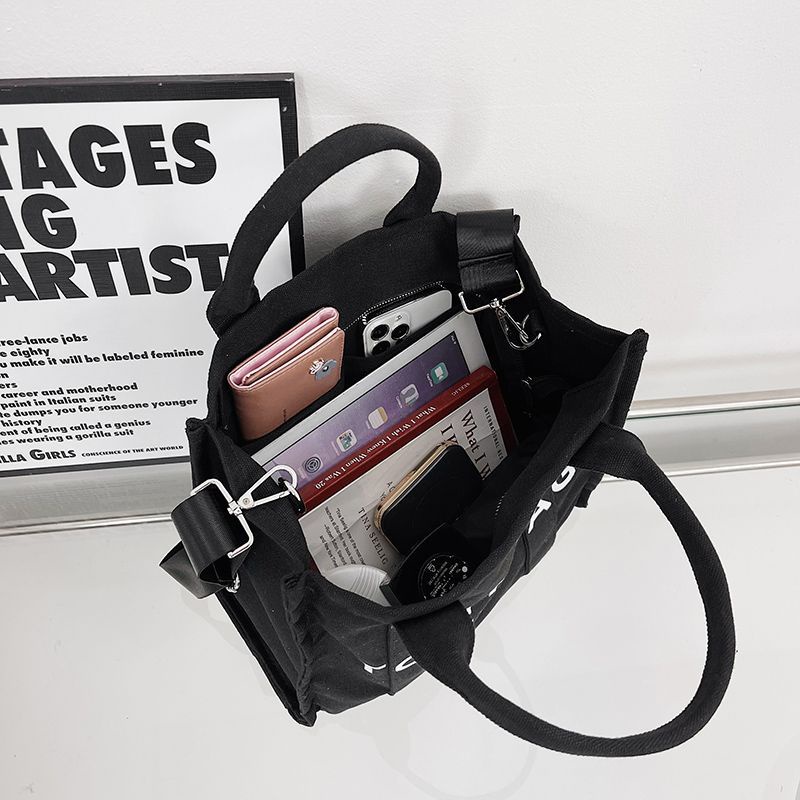 Túi tote vải dung tích lớn túi xách túi đeo chéo thường