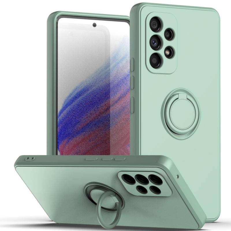 Ốp Điện Thoại Silicon Dẻo Kèm Giá Đỡ Nhẫn & Dây Đeo Cho Xiaomi Mi 11t 11x 11 Lite Pro Ultra 4G 5G NE 11i