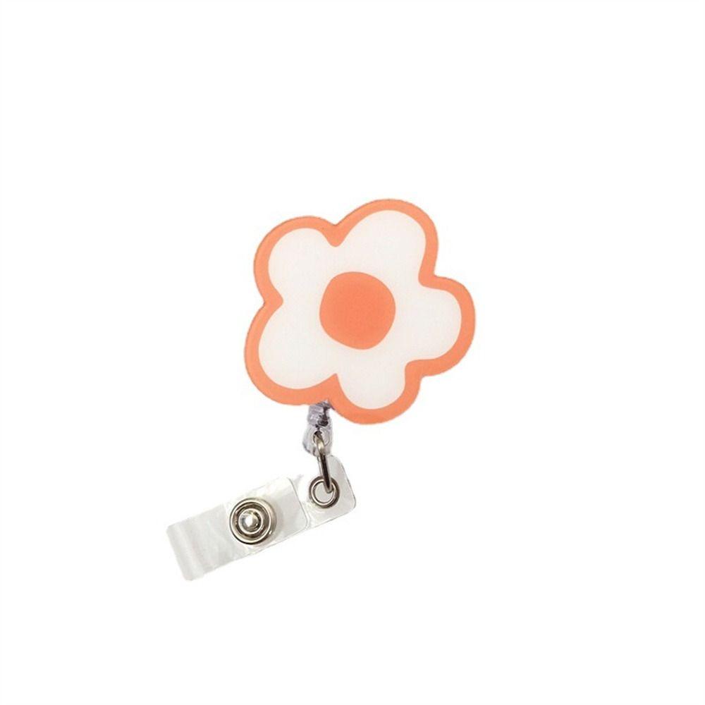 Lanfy Bảng Tên Y Tá Hình Hoa Có Thể Thu Vào Dễ Dàng Có Khóa Kéo Cho Học Sinh / Bác Sĩ kawaii