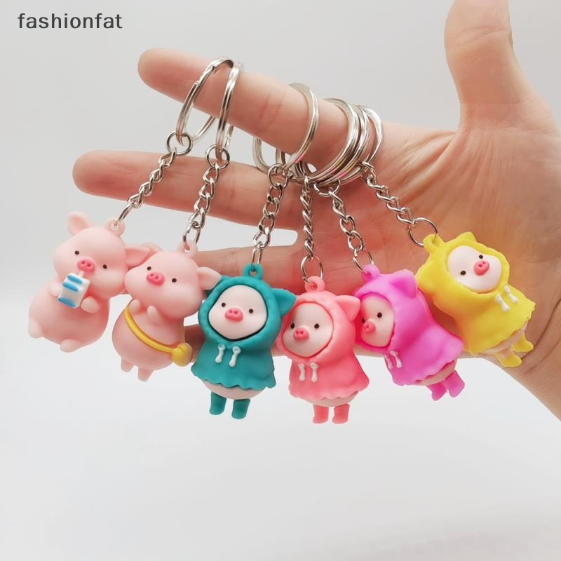 Móc Khóa Hình Chú Heo Mặc Áo Mưa Dễ Thương