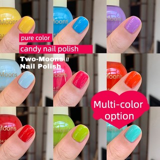New summer solid color white cute candy color nail polish no-bake