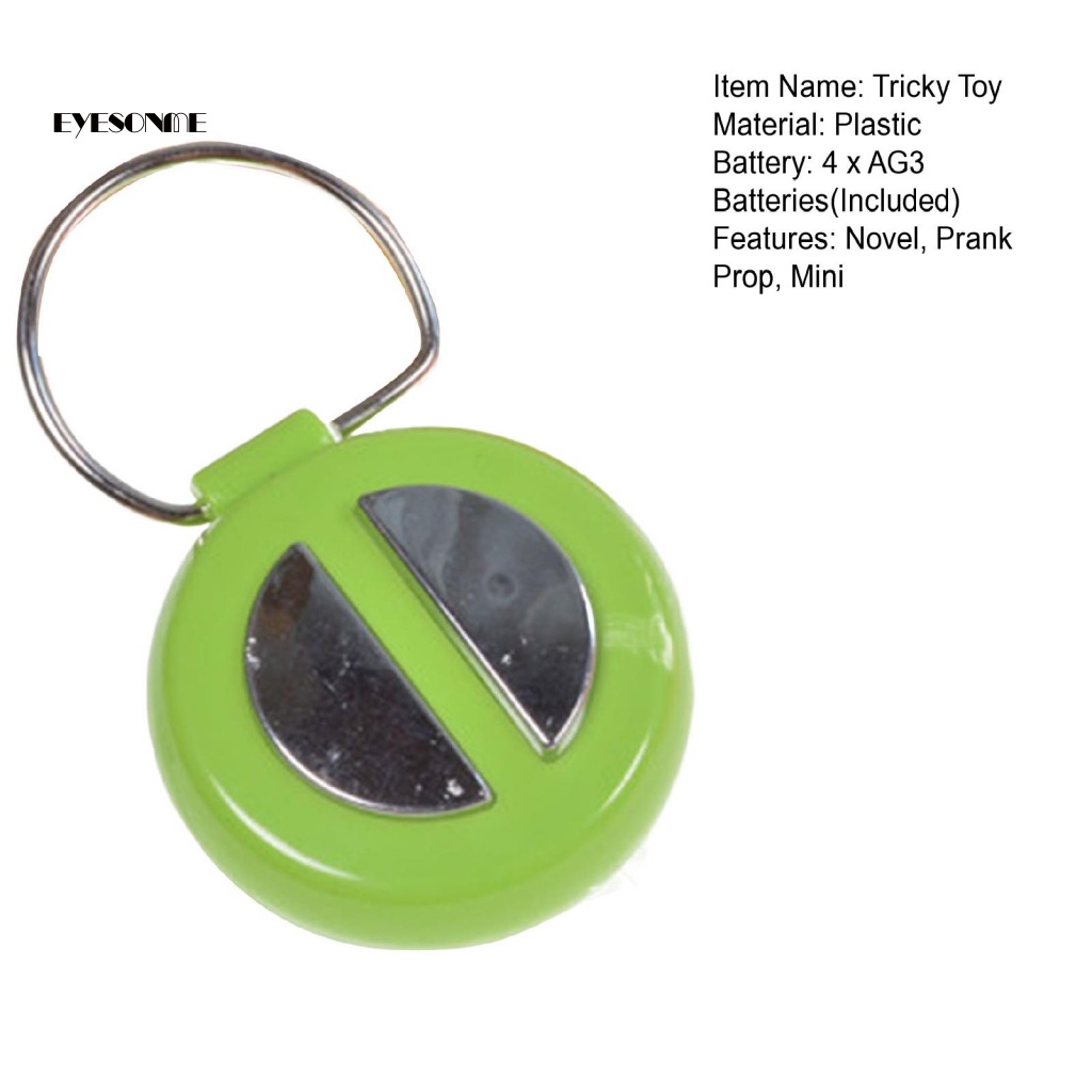 Đồ Chơi Giật Điện Cầm Tay Mini Màu Sắc Ngẫu Nhiên Kèm Vòng Nhẫn Vui Nhộn Dùng Làm Quà Tặng Ngày Cá Tháng Tư