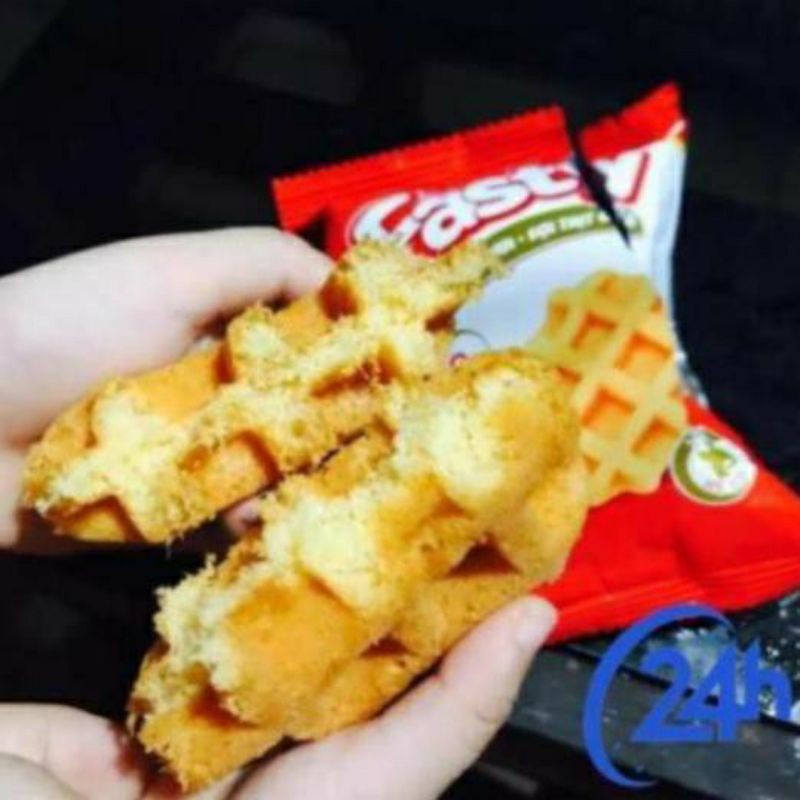 Bánh trứng tươi sợi thịt gà Fasty túi 6gói x 26g