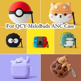  HÀNG CÓ SẴN! Dành Cho QCY MeloBuds ANC Ốp Lưng Hoạt Hình Siêu Mát Cho QCY MeloBuds ANC Vỏ Mềm Vỏ Tai Nghe 