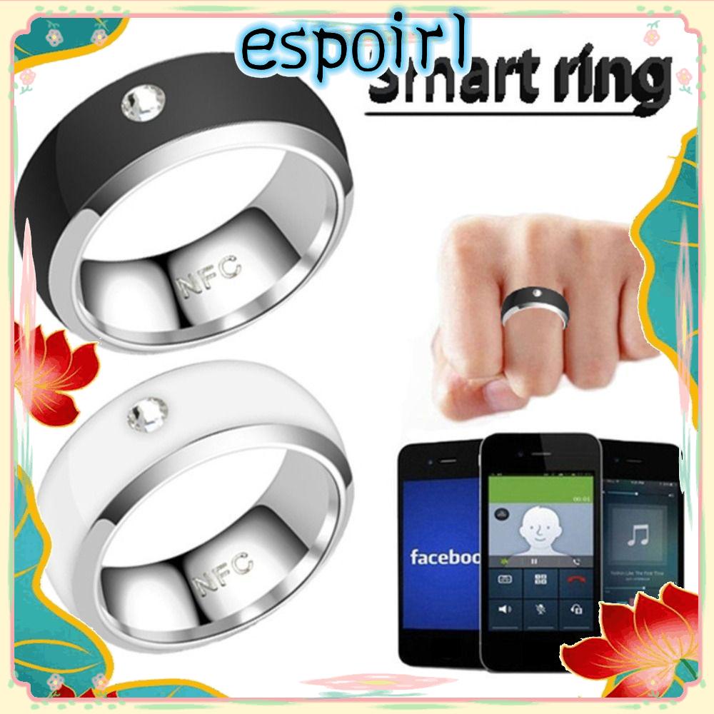 Espo finger digital ring, magic wearable connect nfc smart ring, vòng đeo tay nfc bằng thép không gỉ đa chức năng chống thấm nước sáng tạo cho nam điện thoại android
