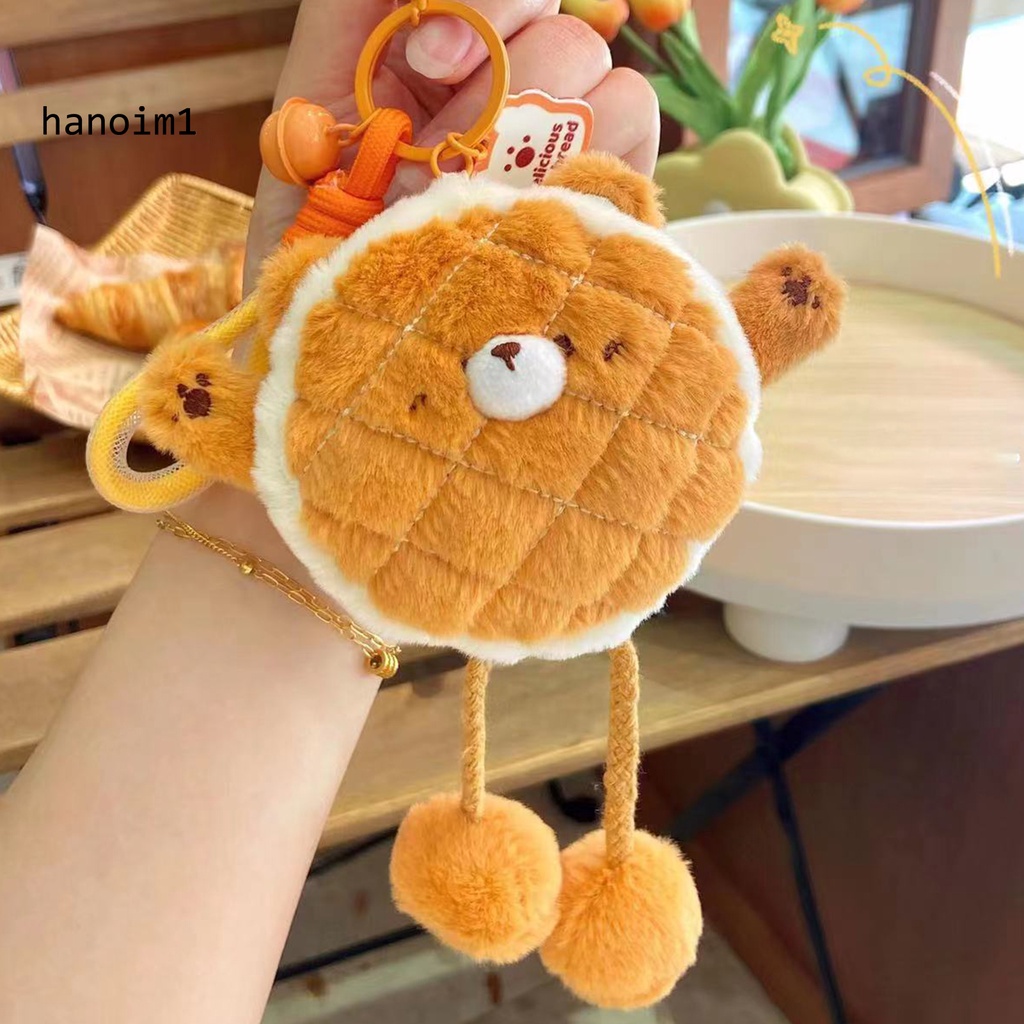 Ys1 dễ thương bread plush s purse cartoon sandwich toast bread doll mặt dây chuyền sang trọng thẻ chìa khóa sáng tạo người giữ son môi quà tặng sinh nhật cô gái