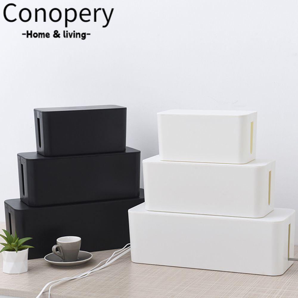 Conopery Hộp lưu trữ dây sản phẩm gia dụng bộ sạc cho cáp ổ cắm đường truyền dữ liệu gọn gàng
