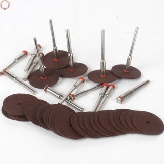 Đĩa cắt nhựa đa năng 36 cái 24mm dia kit tool mandrel cho kim loại / nhựa