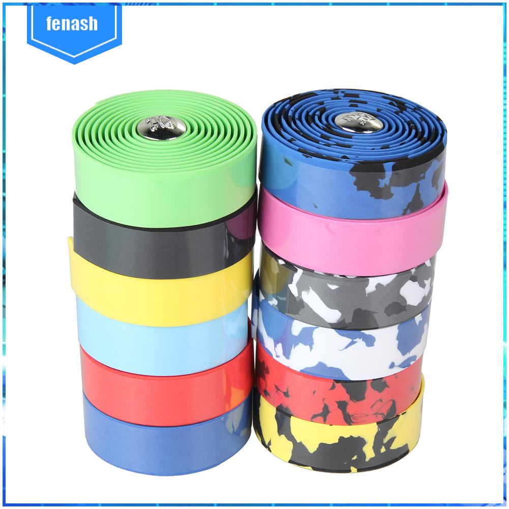 Fixed gear 2pcs road xe đạp tay lái băng tay cầm thanh tay cầm băng có đầu cắm cuối